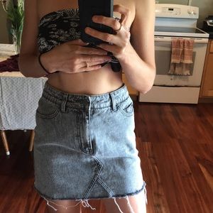 RVCA high waisted mini skirt